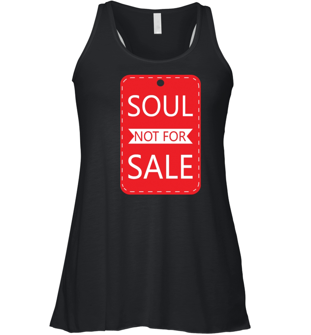 Soul Not For Sale Price Tag Women's Flowy Tank Top