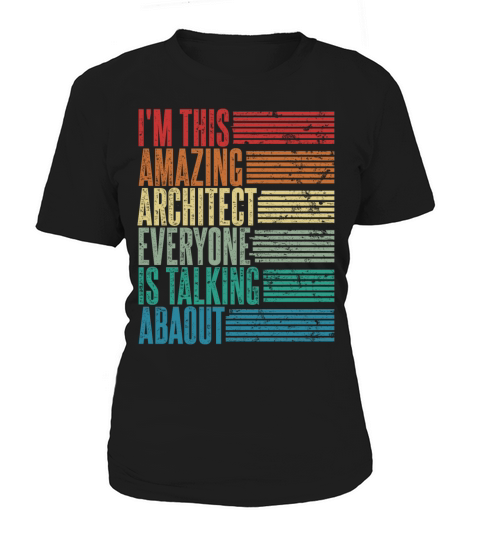Vintage Architect Profession Gift Retro Women's T-Shirt