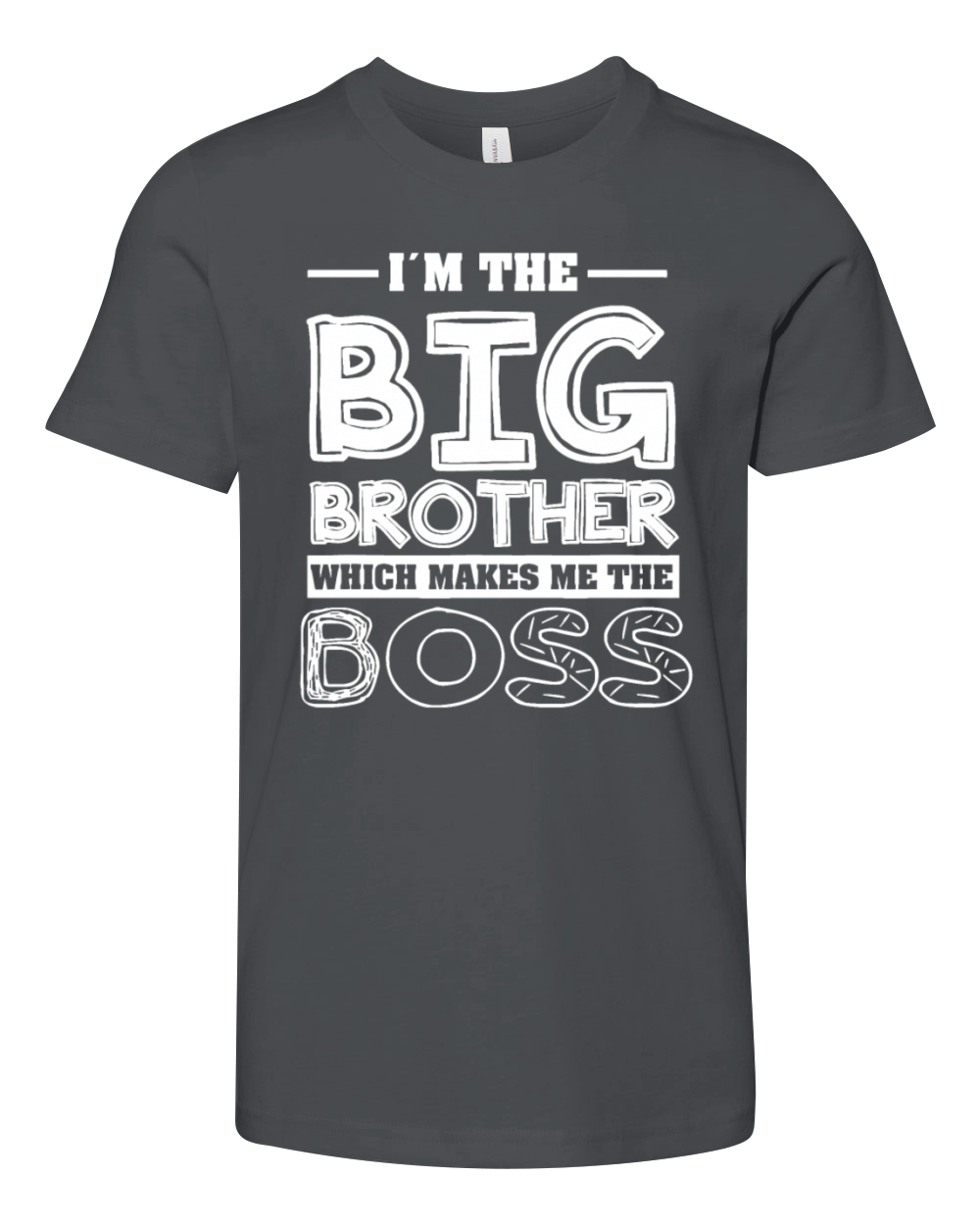 Im the big brother - Funny Big Brother Boy Youth Unisex Jersey Tee