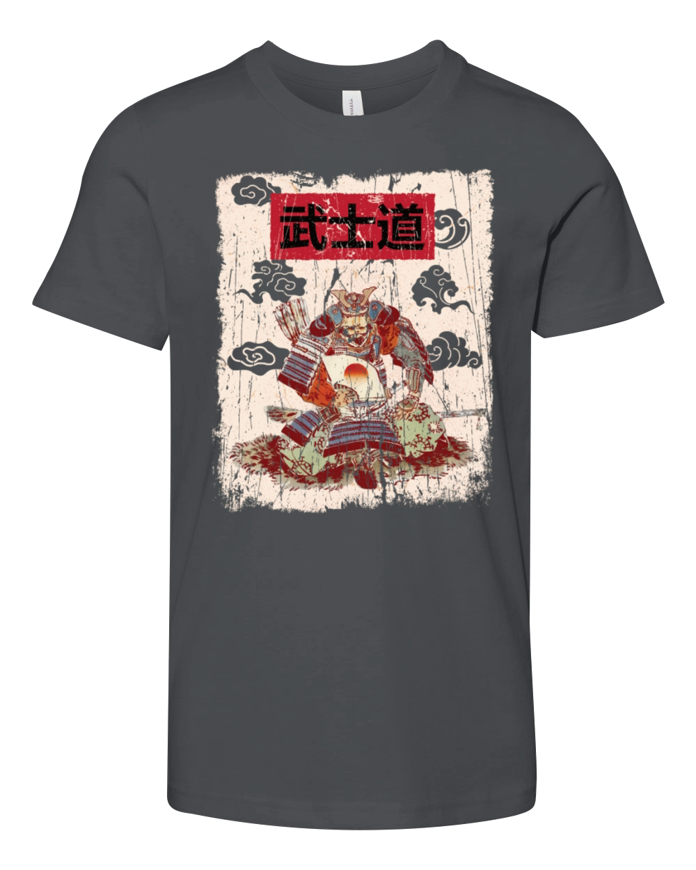 Japanese Samurai Vintage Aesthetic Youth Unisex Jersey Tee
