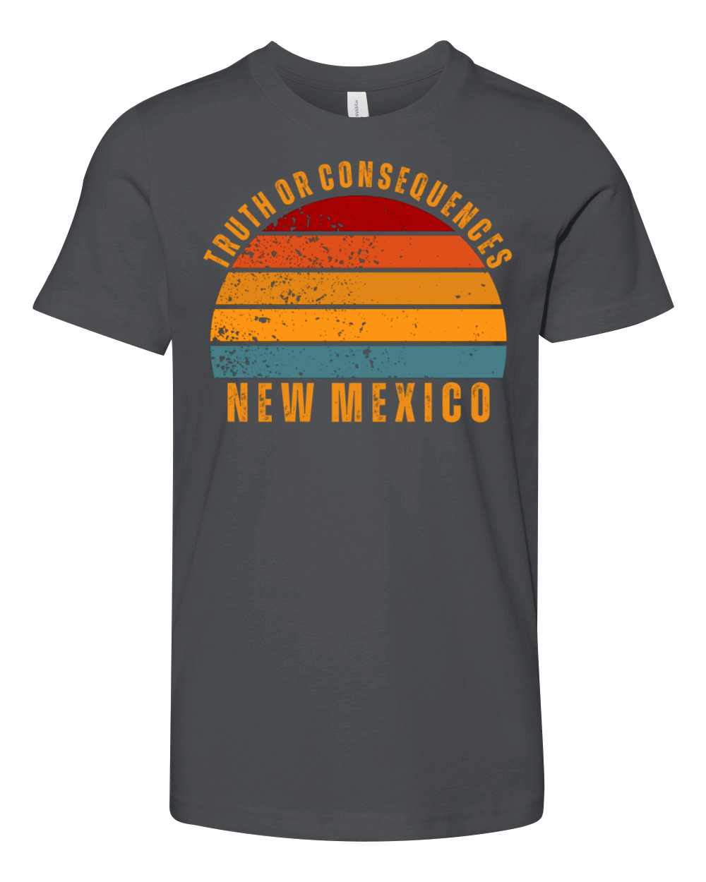 Truth Or Consequences New Mexico Vintage Retro Youth Unisex Jersey Tee