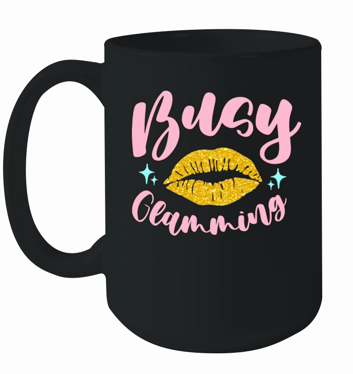 Makeup Artist Busy Glamming Cosmetics Beautician Ceramic Mug