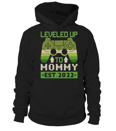 Funny Leveled Up To Mom 2022 - Vintage Promoted To Hoodie Unisex