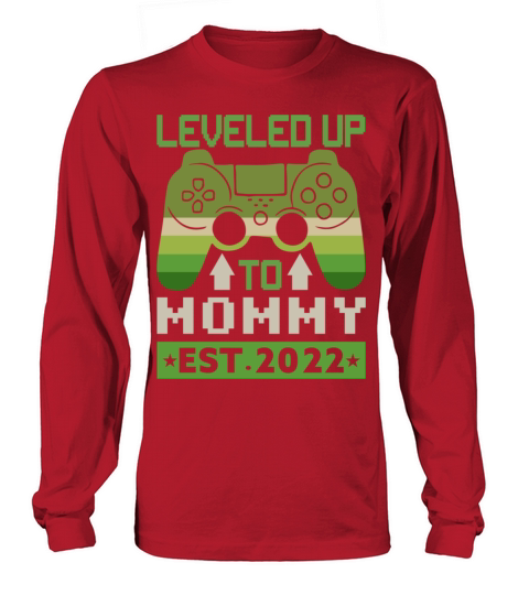 Funny Leveled Up To Mom 2022 - Vintage Promoted To Long sleeved Unisex