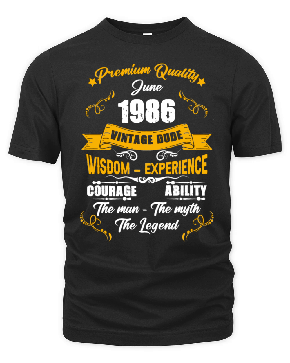June 1973 Vintage Birthday Present Organic Unisex T-shirt