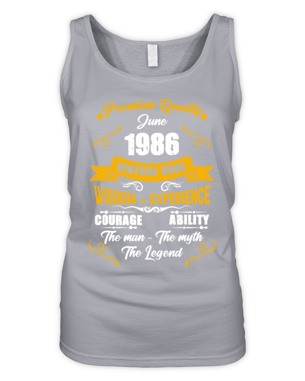 June 1973 Vintage Birthday Present Organic Women's Tank Top