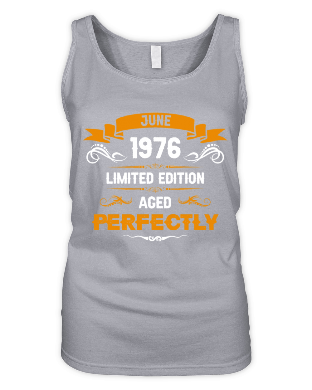 June 1976 Vintage Birthday Present Organic Women's Tank Top