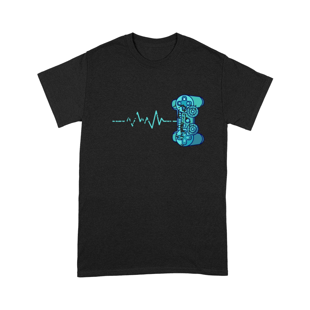Vintage Gamer Heartbeat Video Games Player Premium T-shirt