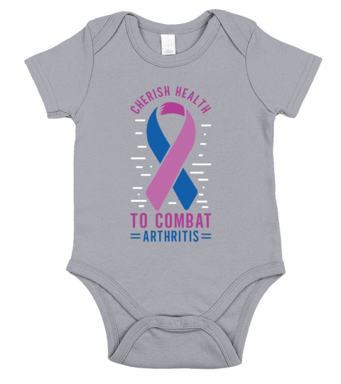 Cherish Health To Combat Arthritis Awareness Short Sleeve Baby One-Piece