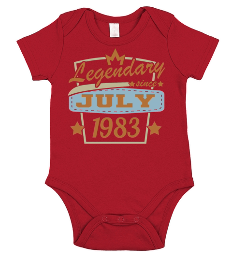 Legendary Since July 1973 Short Sleeve Baby One-Piece