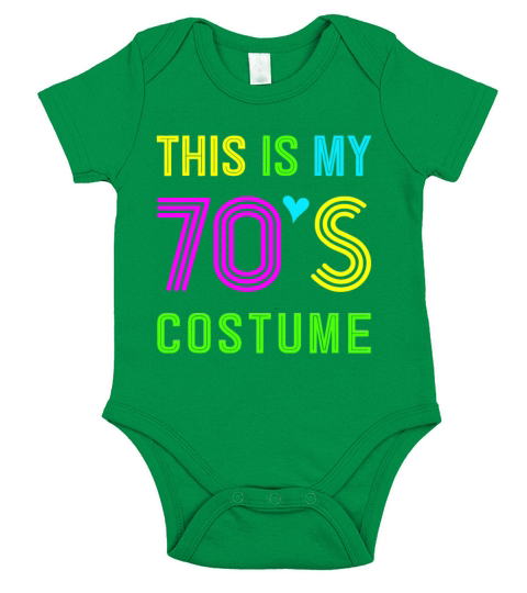 This is My 70s Costume - Fancy Dress Party Idea Short Sleeve Baby One-Piece