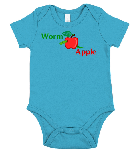 WORM Short Sleeve Baby One-Piece