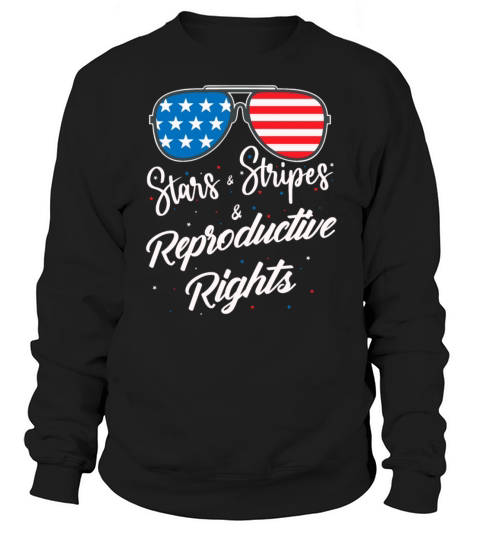 Patriotic 4th July Sunglass Stars Stripes Sweatshirt Unisex