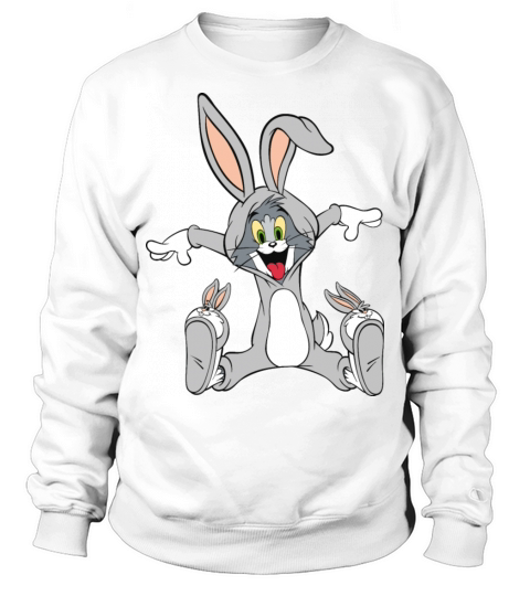 Tom And Jerry In The Buggs Bunny Costume Sweatshirt Unisex