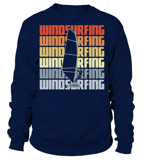 Vintage Windsurfing Sweatshirt Unisex