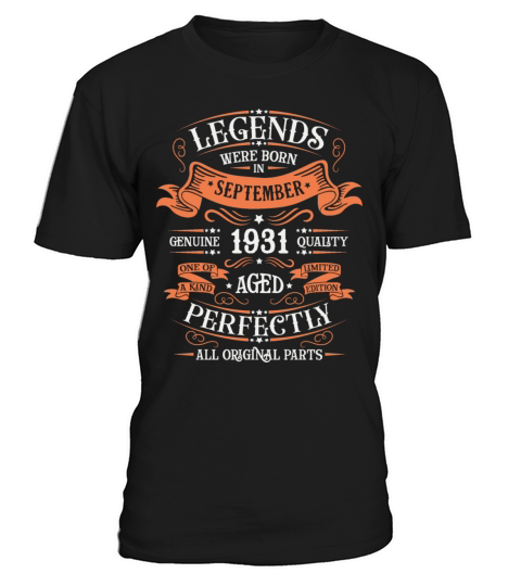 Birthday September 1931 Limited Edition Vintage T-Shirt Unisex