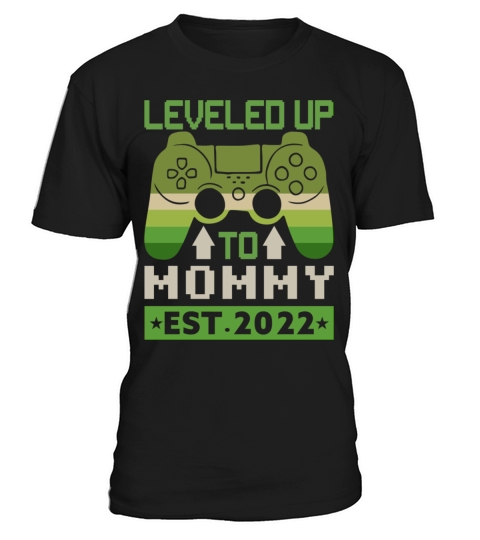 Funny Leveled Up To Mom 2022 - Vintage Promoted To T-Shirt Unisex