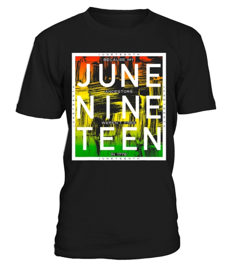 Juneteenth June Nine Teen Black History Vintage T-Shirt Unisex