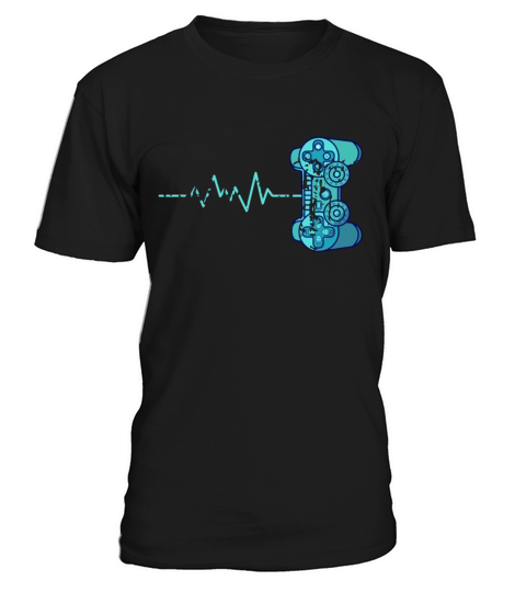 Vintage Gamer Heartbeat Video Games Player T-Shirt Unisex