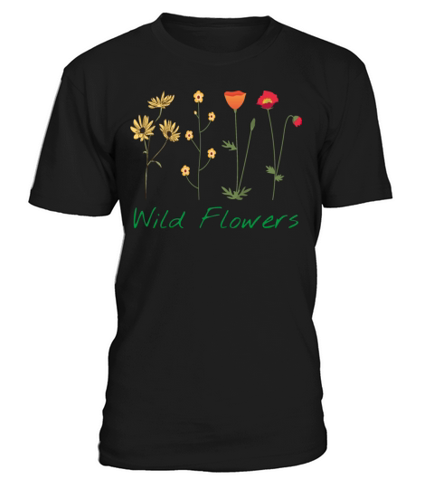 Vintage Retro Wild flower T-Shirt Unisex