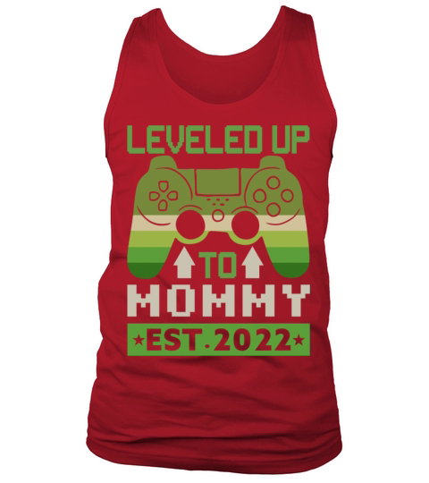 Funny Leveled Up To Mom 2022 - Vintage Promoted To Tank Top Unisex