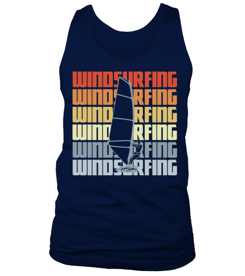 Vintage Windsurfing Tank Top Unisex