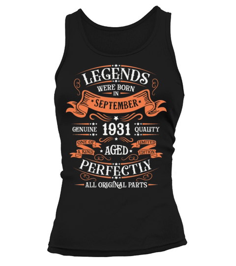 Birthday September 1931 Limited Edition Vintage Tank top Woman