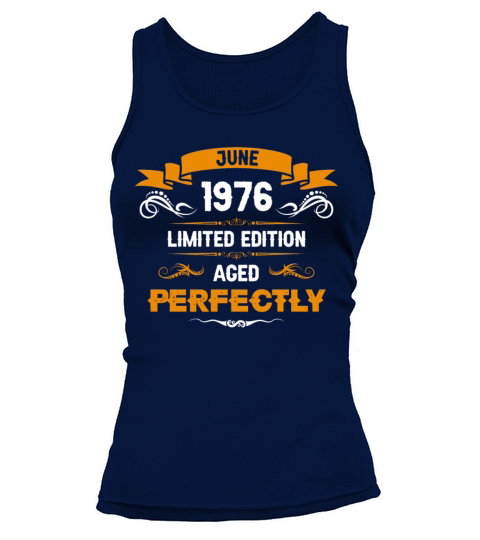 June 1976 Vintage Birthday Present Tank top Woman