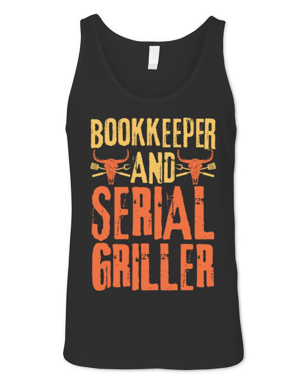 Bookkeeper and Serial Griller Unisex Jersey Tank