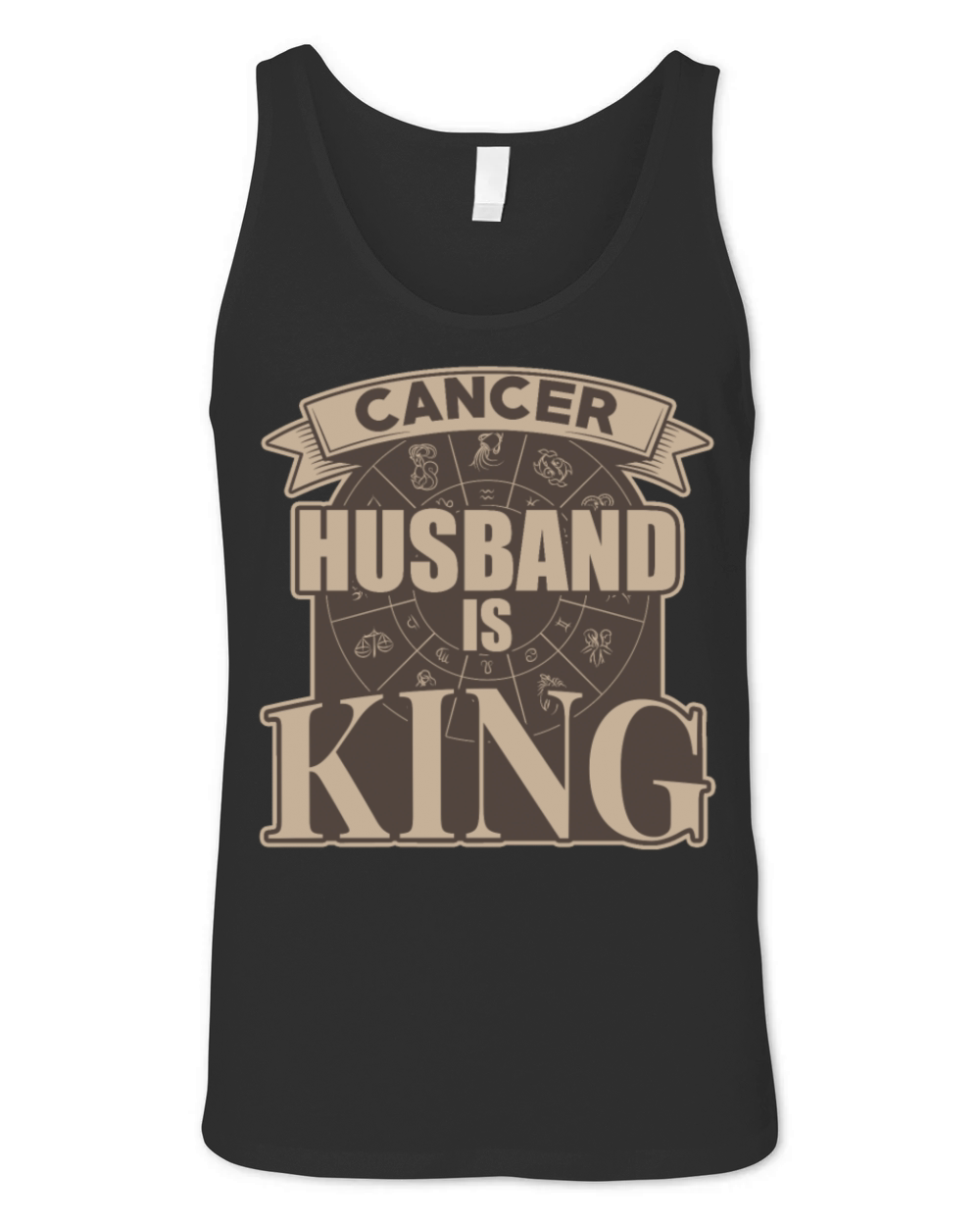 Cancer Husband is King Unisex Jersey Tank
