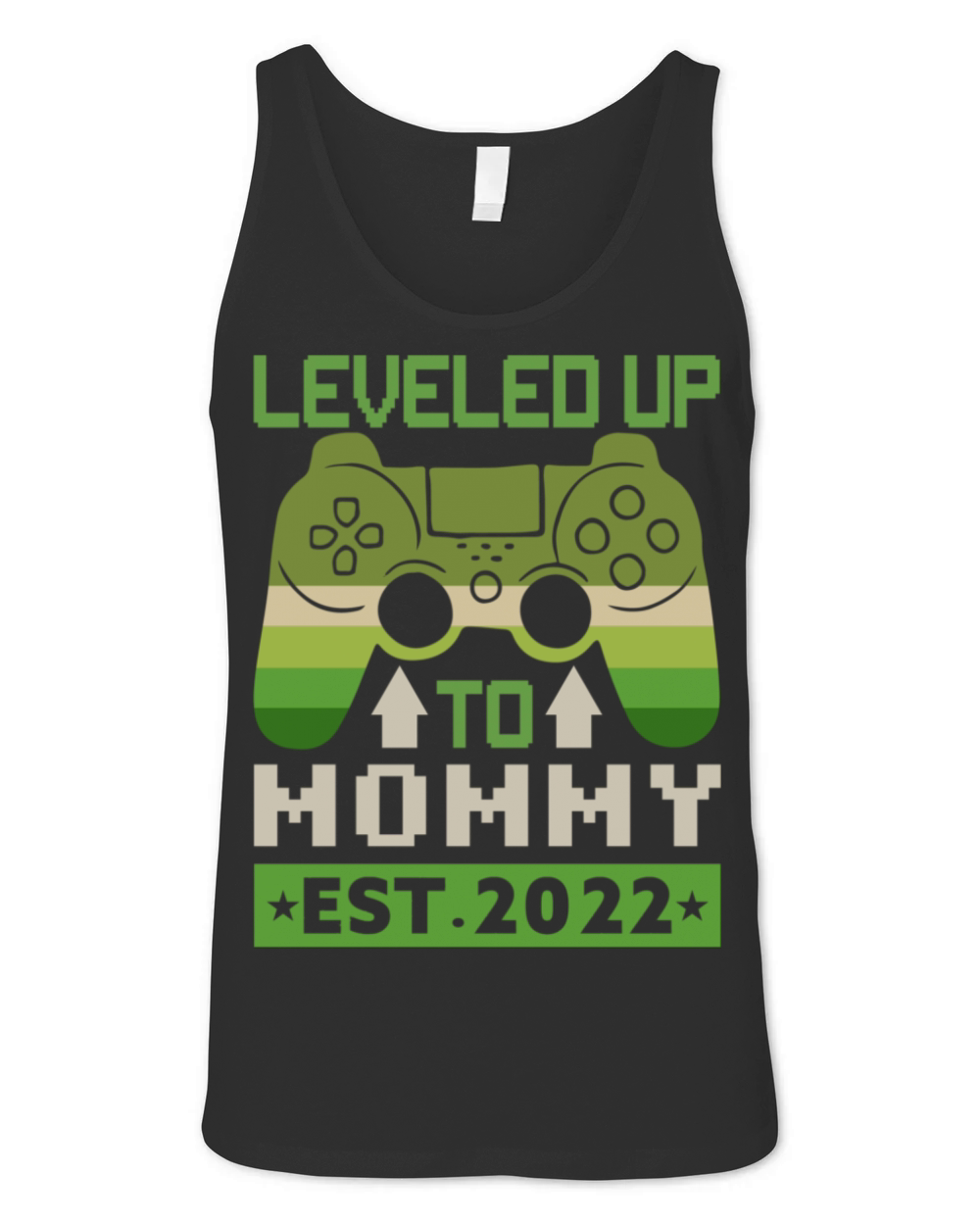 Funny Leveled Up To Mom 2022 - Vintage Promoted To Unisex Jersey Tank