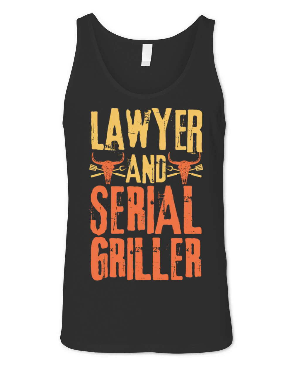 Lawyer and Serial Griller Unisex Jersey Tank