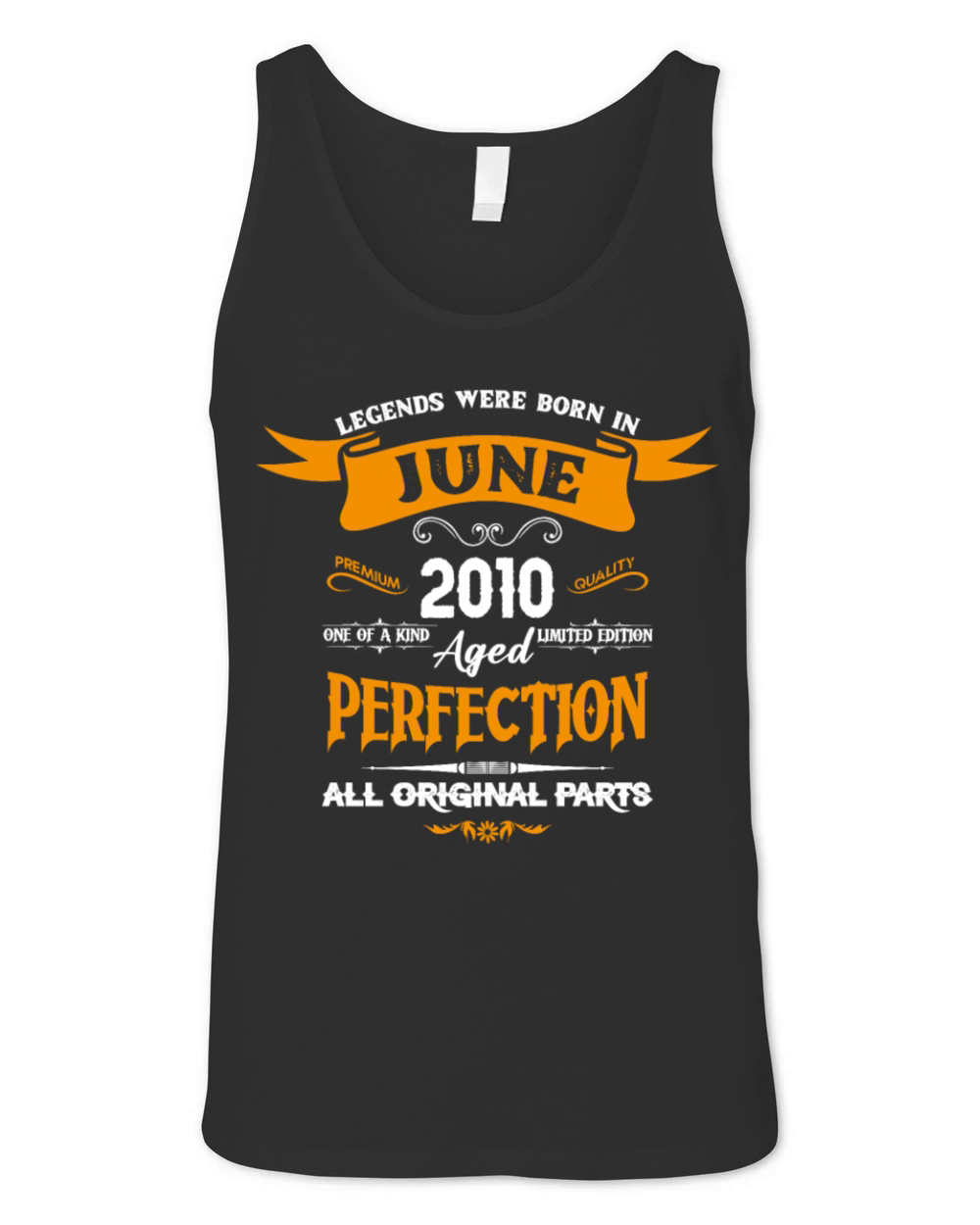 Legends Were Born In June 2010 Unisex Jersey Tank