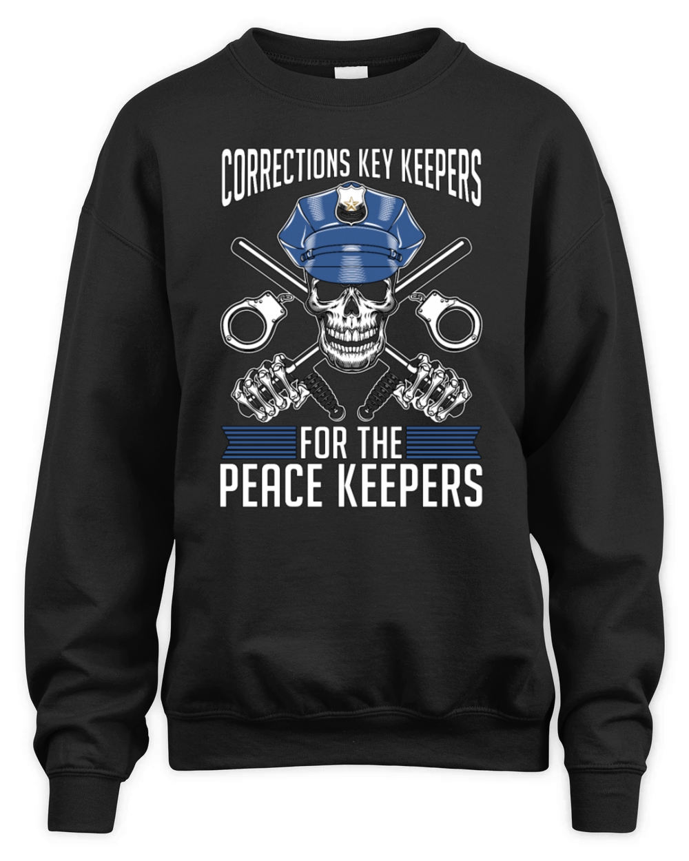 Correction Officers Corrections Key Keepers Police Unisex Premium Crewneck Sweatshirt