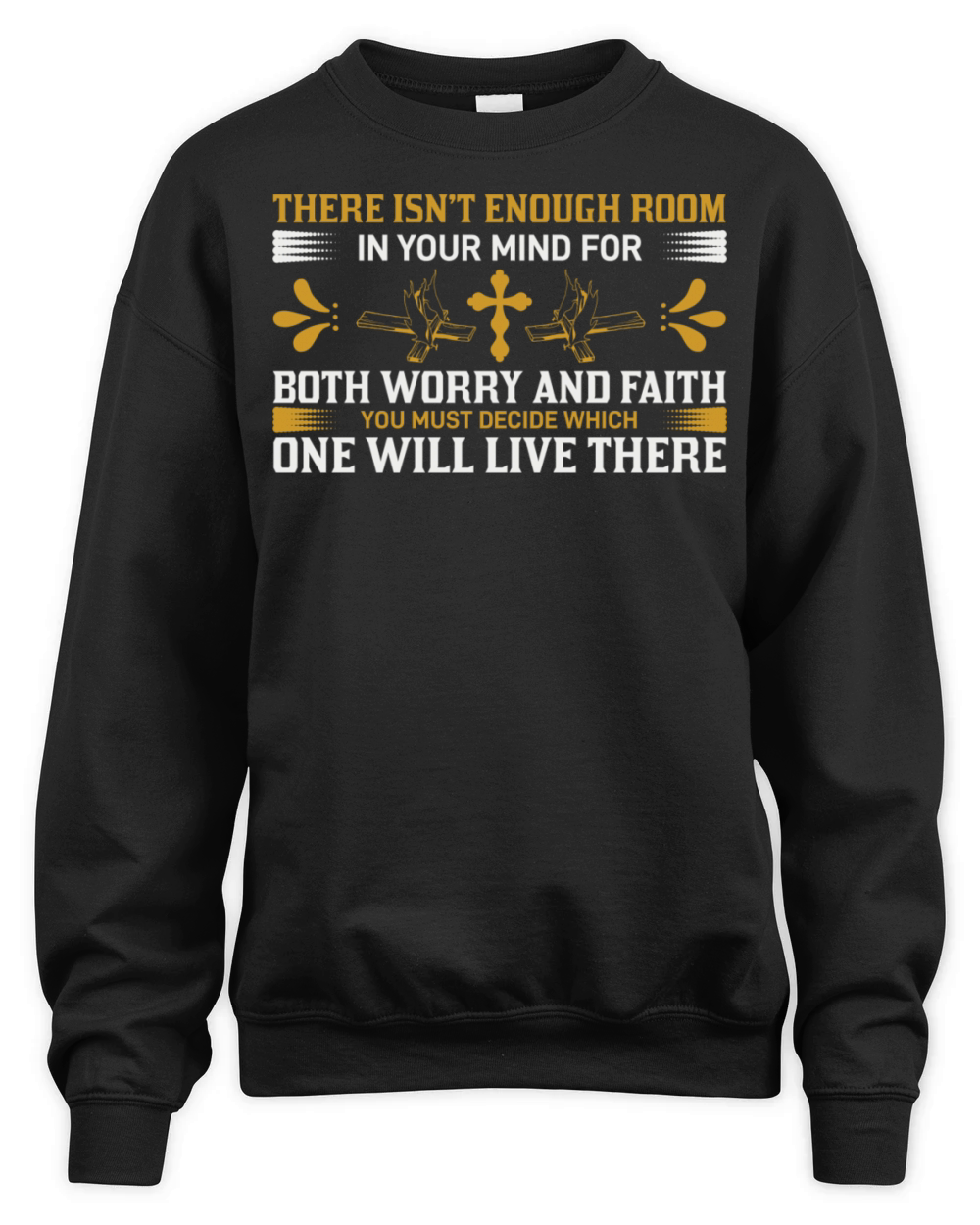 Faith Quote Unisex Premium Crewneck Sweatshirt