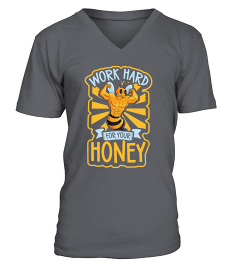 Honey Bee Beekeeping Beekeeper Honeybee Apiary V-Neck T-shirt