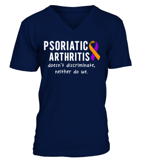 We Wont Stop Until Theres A Cure For Psoriatic V-Neck T-shirt