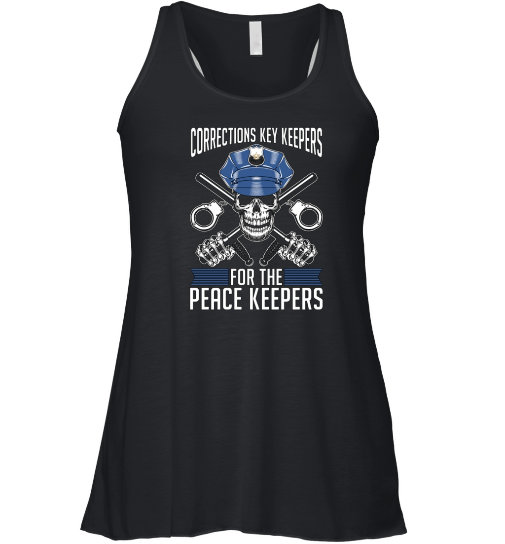 Correction Officers Corrections Key Keepers Police Women's Flowy Tank Top