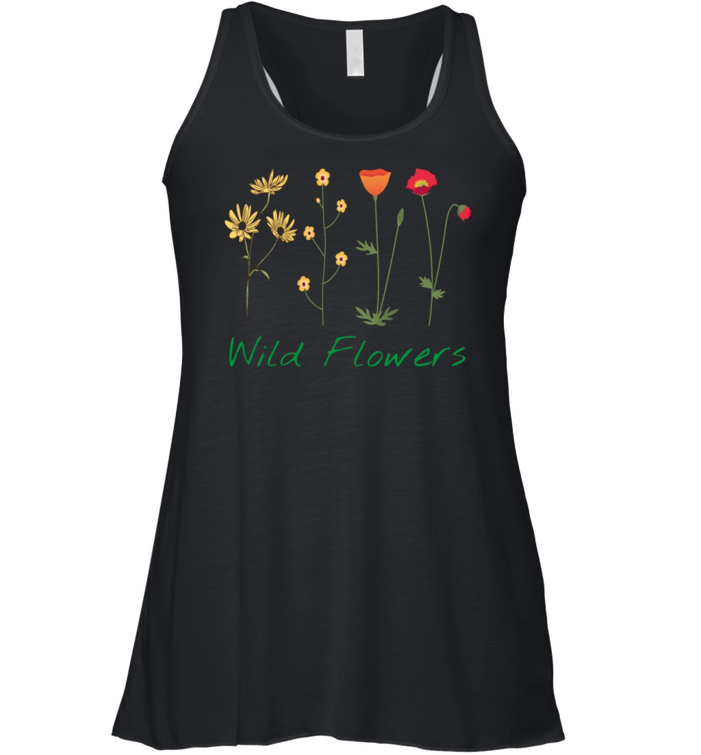 Vintage Retro Wild flower Women's Flowy Tank Top
