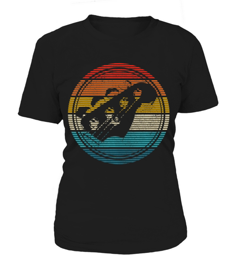 Bass Guitar Vintage Retro Funny Bass Player Women's T-Shirt