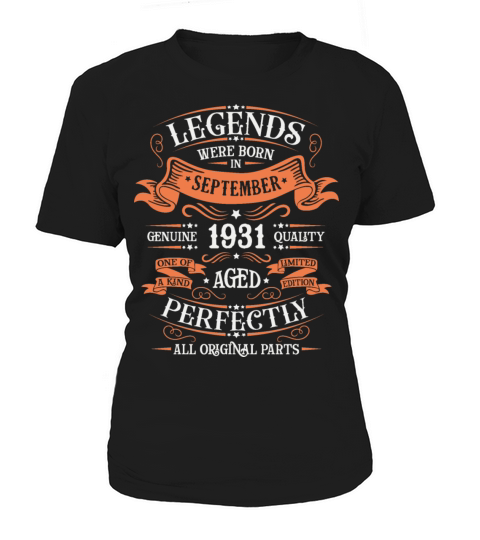 Birthday September 1931 Limited Edition Vintage Women's T-Shirt