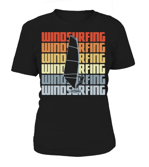 Vintage Windsurfing Women's T-Shirt