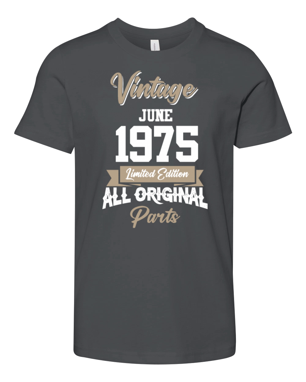 June 1962 Vintage Birthday Present Youth Unisex Jersey Tee