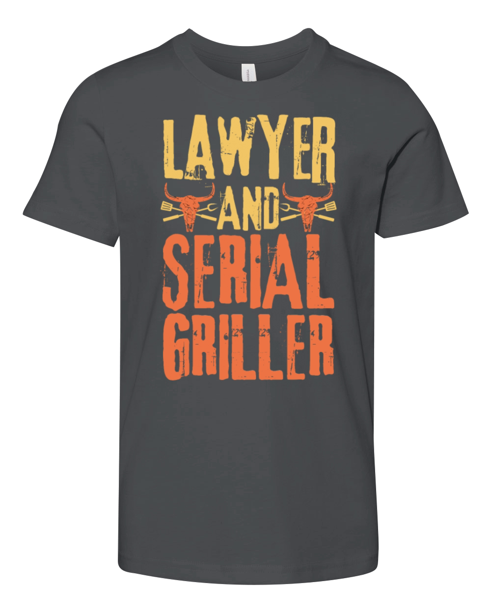 Lawyer and Serial Griller Youth Unisex Jersey Tee