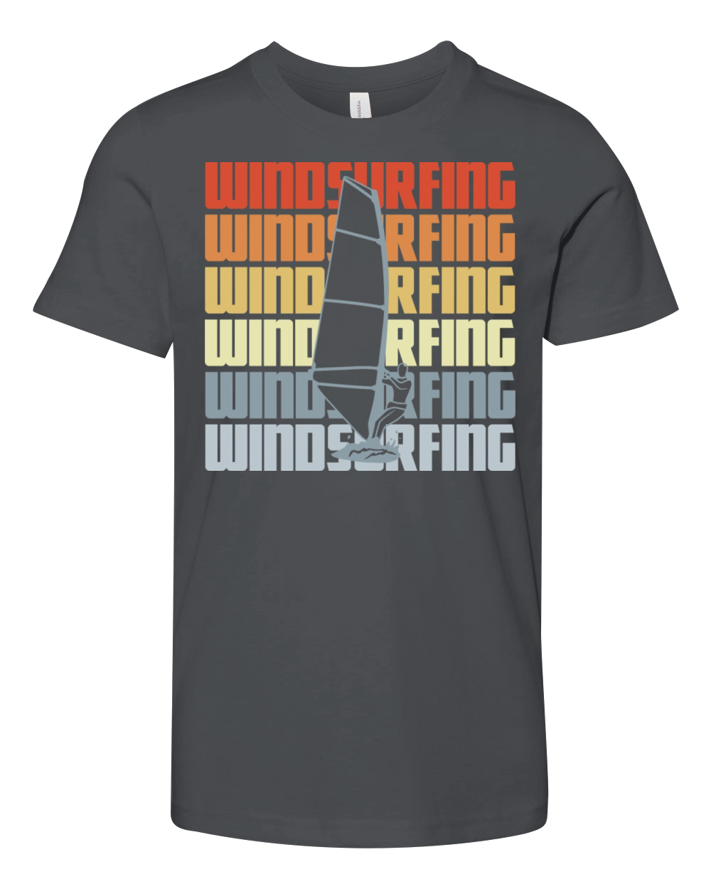 Vintage Windsurfing Youth Unisex Jersey Tee