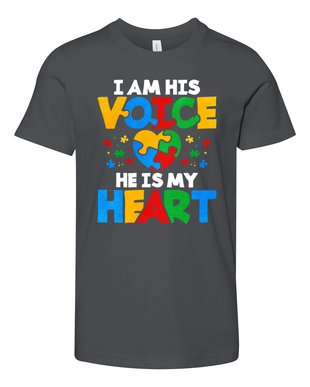 Voice He Is My Heart Youth Unisex Jersey Tee
