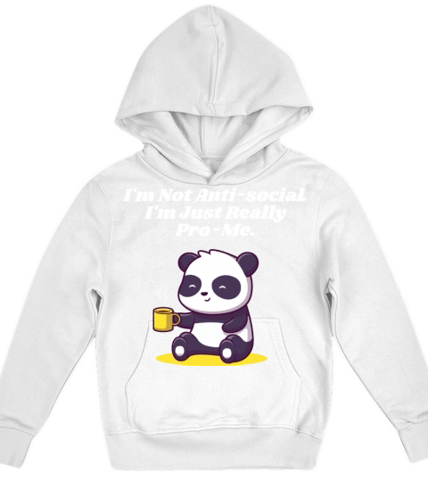 Im Pro Me Introvert Positivity Antisocial Positive Kids Hoodie