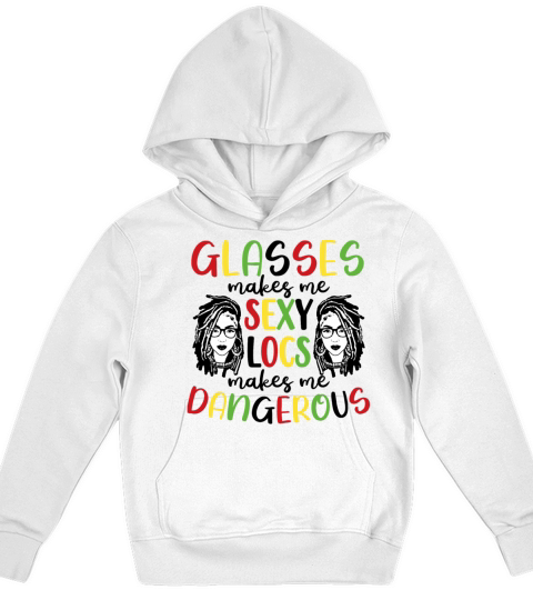 Its the Locs For Me - Afro Hair Black American Kids Hoodie