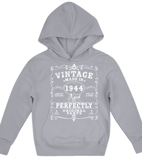 Vintage Made In 1944 Birthday Limited Edition Kids Hoodie