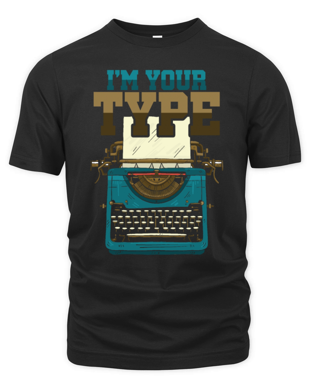 Im Your Type Old Typewriter Machine Nostalgia Organic Unisex T-shirt